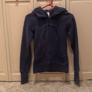Purple lululemon hoodie, size 2